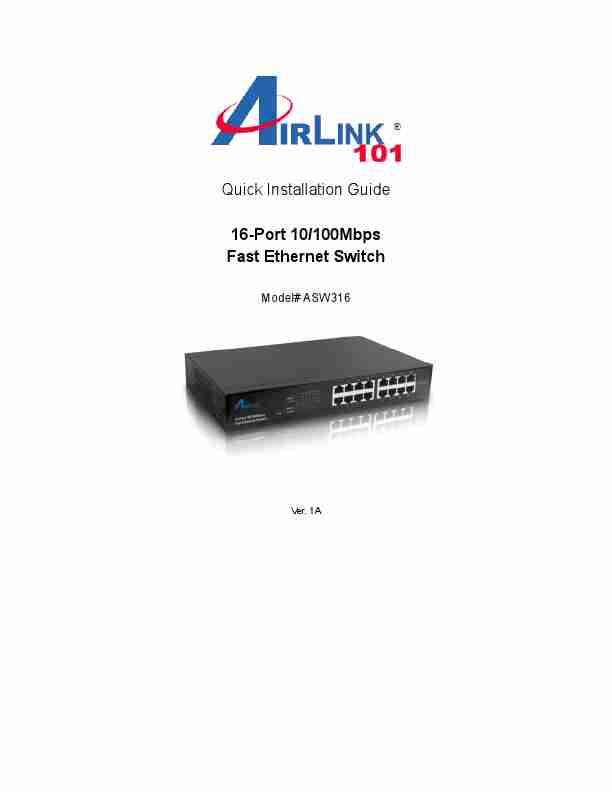 Airlink101 Switch ASW316-page_pdf
